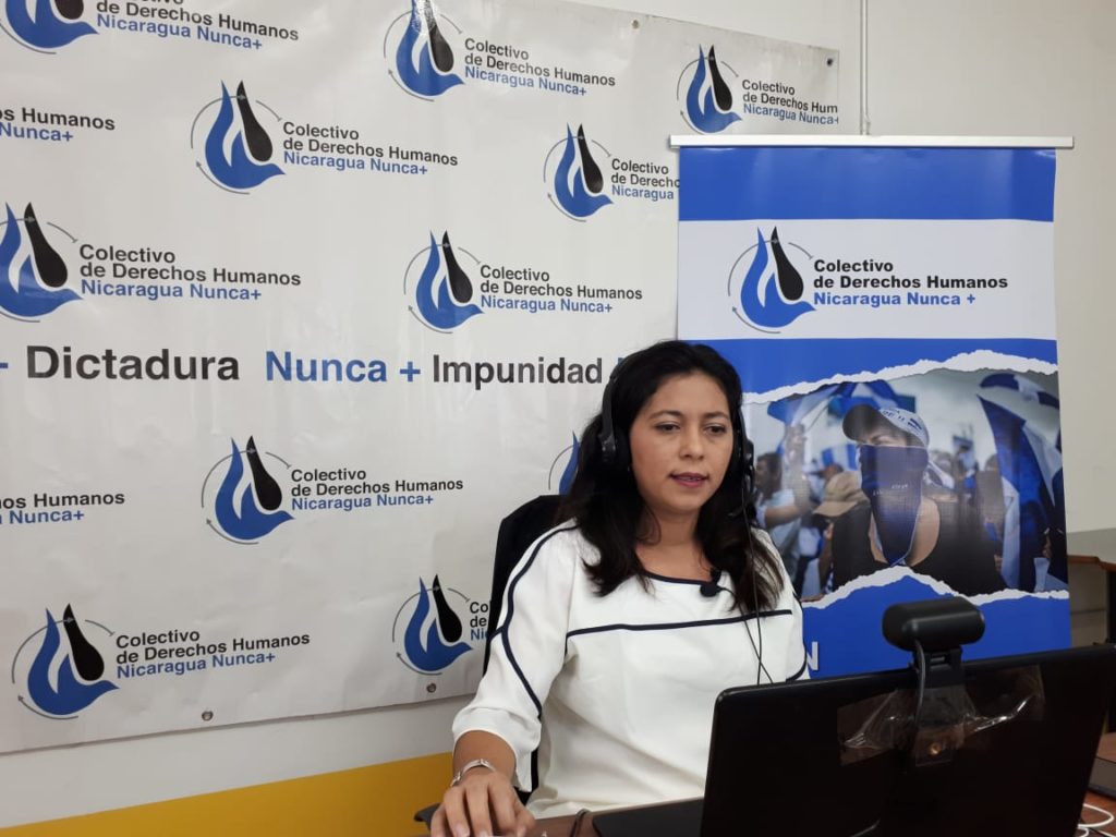 Wendy Flores, Colectivo Nicaragua Nunca Más